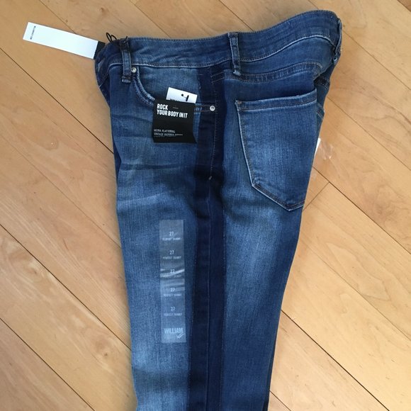 William Rast Perfect Skinny Blue Jeans Juniors 27 - Picture 5 of 16